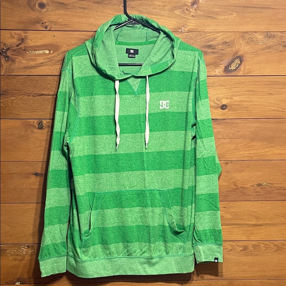 DC Men's Vibrant Green Long Sleeve Shirt
